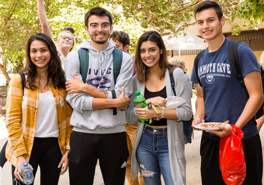 student smiling