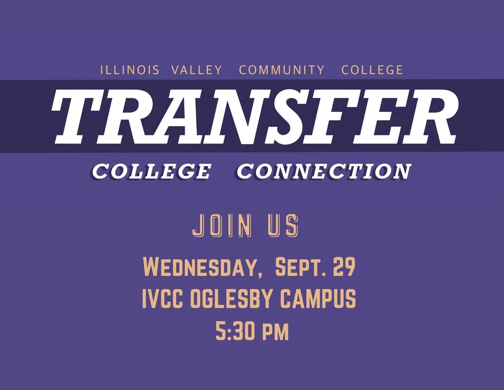 Transfer College Connection Flier