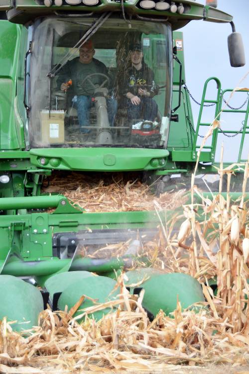 Student and producer in combine
