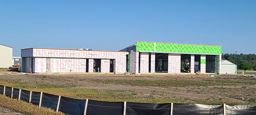 OUTER INSULATION ALMOST COMPLETE