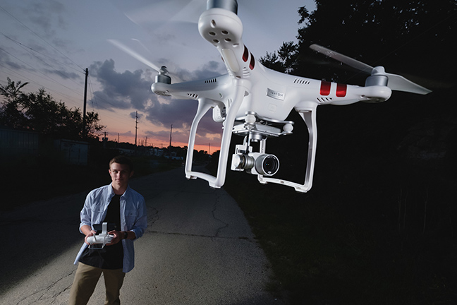 Matt is a Federal Aviation Administration (FAA)-certified remote pilot who uses drones to shoot high-definition aerial footage.