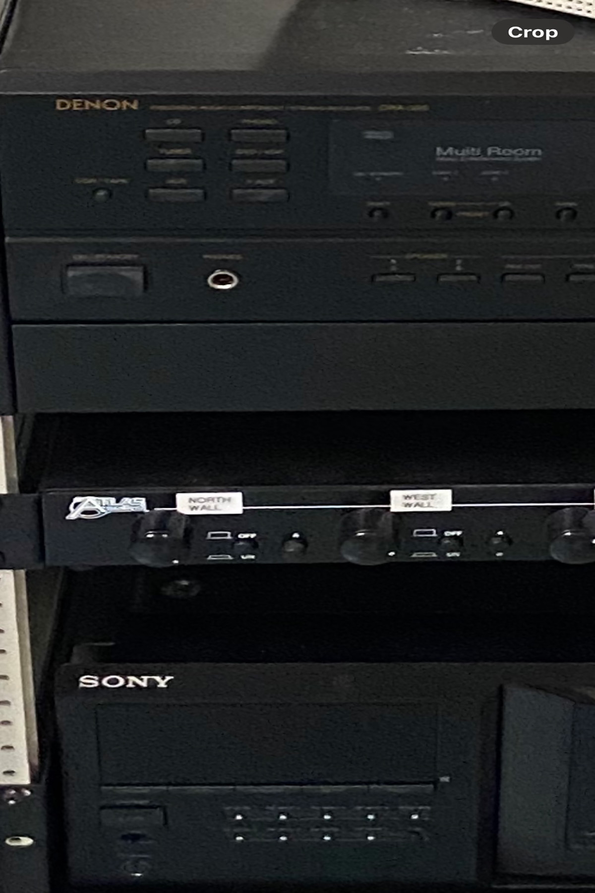 CD Changer Music System - Close Up