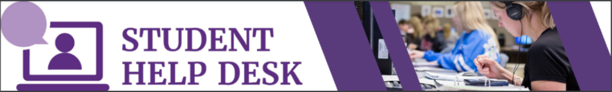 Student Help Desk Banner